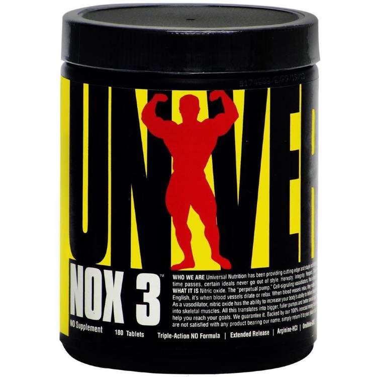 Universal Nutrition NOX3 180 таб.
