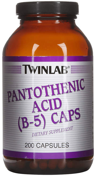 Twinlab Pantothenic Acid (B-5) 500 mg 200 caps