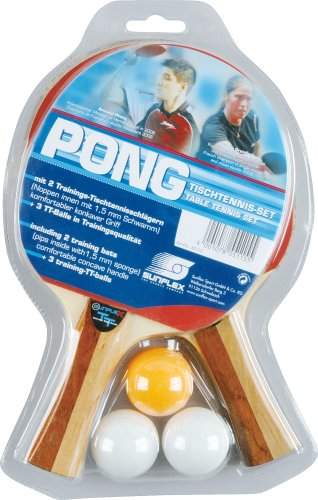Набор для настольного тенниса Sunflex Pong 2 ракетки + 3 шарика