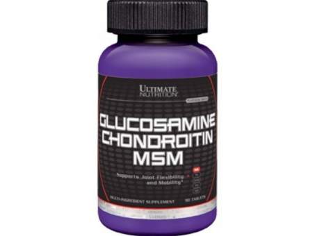 Ultimate Nutrition Glucosamine Chondroitin MSM 90 таб Ultimate Nutrition Glucosamine Chondroitin MSM 90 таб