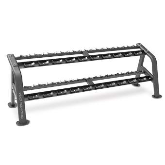 Стойка для гантелей (15 пар) Bronze Gym BR-1027 Стойка для гантелей (15 пар) Bronze Gym BR-1027