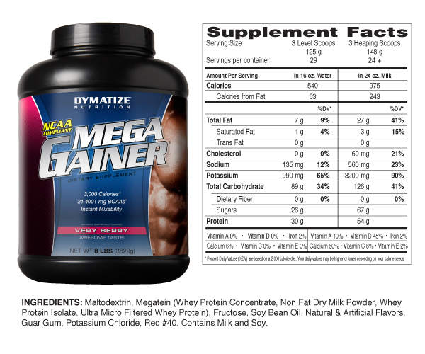 Dymatize Mega Gainer 3629g