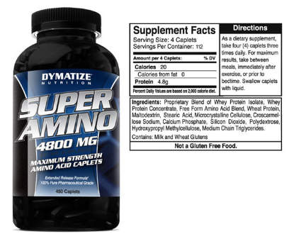 Dymatize Super Amino 4800 325 таб Dymatize Super Amino 4800 325 таб