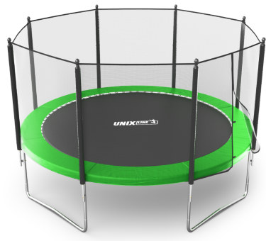 Батут UNIX line Simple 12 ft Green (outside) Батут UNIX line Simple 12 ft Green (outside)
