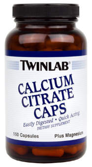 Twinlab Calcium Citrate 150 caps Twinlab Calcium Citrate 150 caps