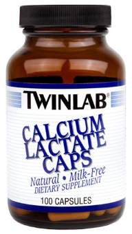 Twinlab Calcium Lactate 100 caps Twinlab Calcium Lactate 100 caps