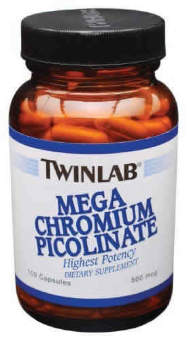 Twinlab Chromium Picolinate 200 капс / 200 caps Twinlab Chromium Picolinate 200 капс / 200 caps
